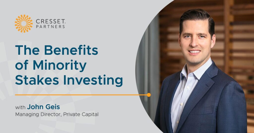 Benefits of Minority Stakes Investing