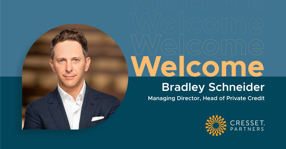 Welcome Bradley Schneider